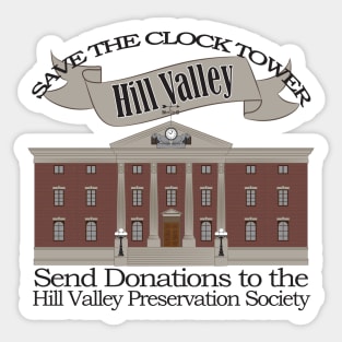 Save The Clock Tower Sticker